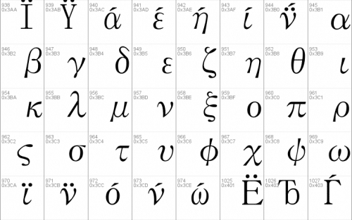 MS Mincho Font 12