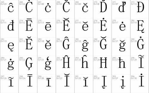 MS Mincho Font 5