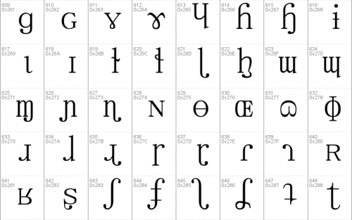MS Mincho Font 9