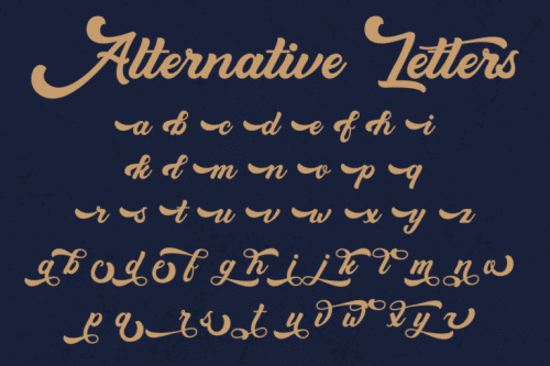 Macrosty Script Font 10