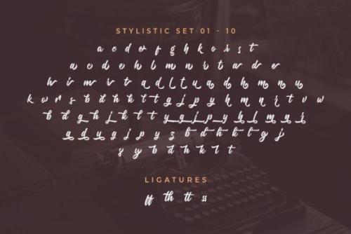 Malinsha Script Font 14