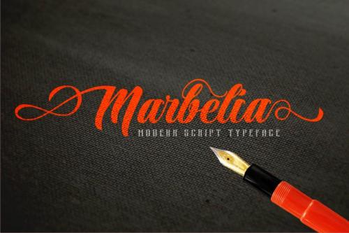Marbelia Script Font 4