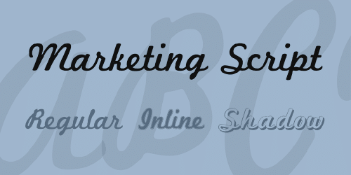 Marketing Script Font