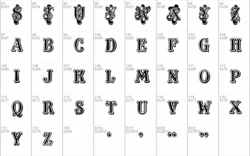 Masquerade Font 1
