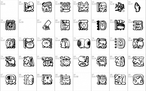 Mayan Font