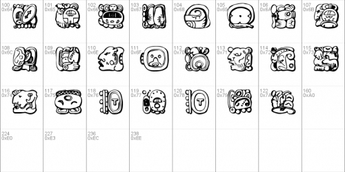 Mayan Font 1 (1)