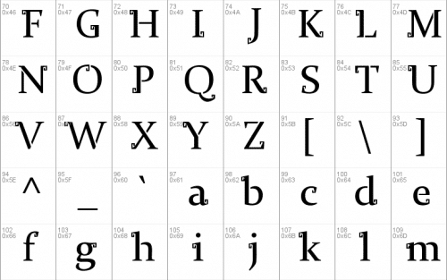 Mayan Font 2