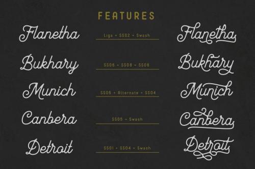 Mayhena Monoline Script Font 8