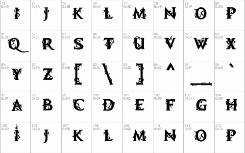 Mb Demonic Tale Font 2