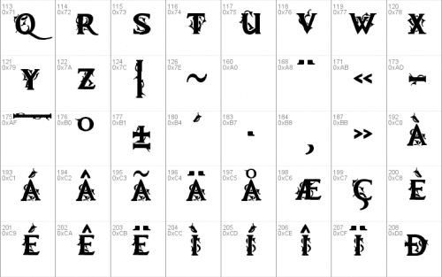 Mb Demonic Tale Font 3