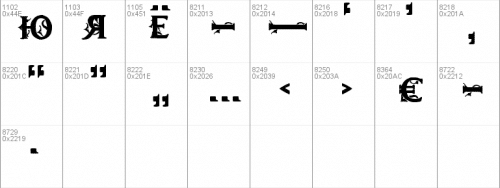 Mb Demonic Tale Font 7