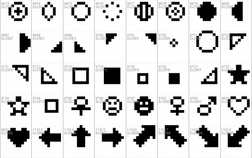 Mega Man 10 Font 12