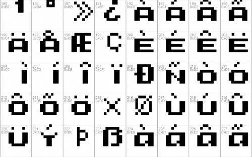 Mega Man 10 Font 4
