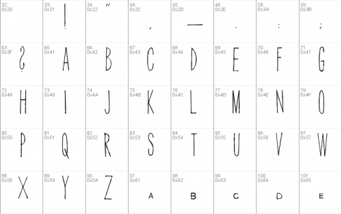 Men In Black Credits Font