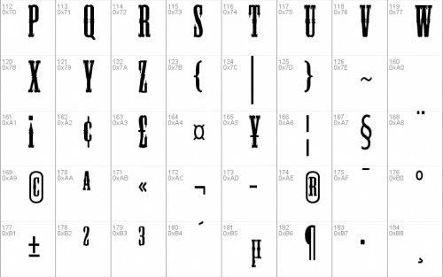 Mesquite Std Font 2