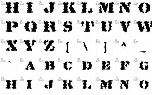 Metallica Font 1