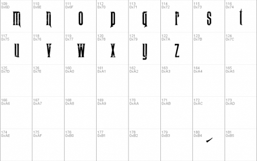 Midnight Moon Font 3