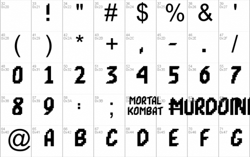 Mortal Kombat 1 Font