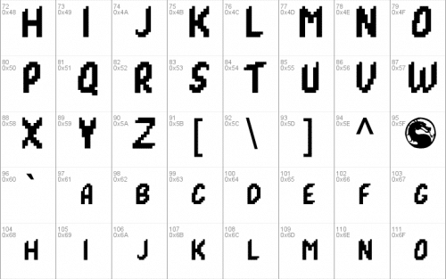 Mortal Kombat 1 Font 1
