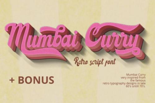 Mumbai Curry Script Font
