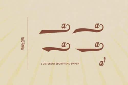 Mumbai Curry Script Font 5