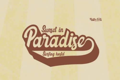 Mumbai Curry Script Font 8