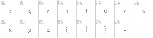 Negative Space Font 4