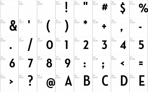 Neutraface Condensed Font