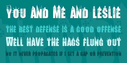 New York City Font 1