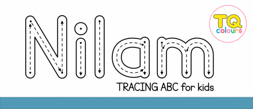 Nilam Tracing Abc Font