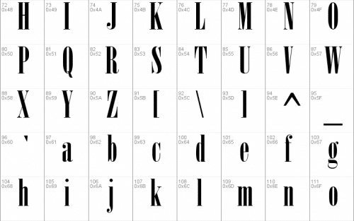 Nirvana Font  1