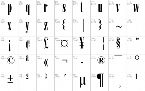 Nirvana Font  2