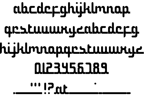 Not The Middle East Font 2