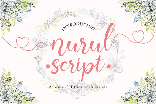 Nurul Script Font