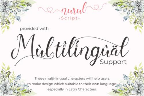 Nurul Script Font 11