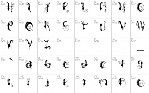Occult Font 1