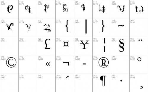 Occult Font 2