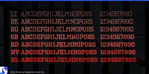 Octin Prison Font 14