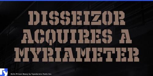 Octin Prison Font 15