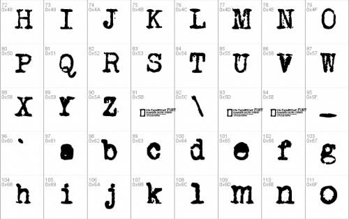 Old Typewriter Font 2