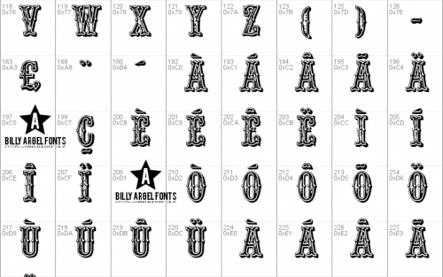 Outlaw Font  3