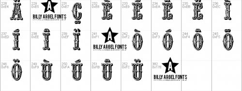 Outlaw Font  4