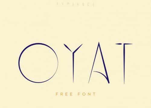 Oyat Display Font