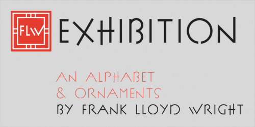 P22 FLLW Exhibition Font 9