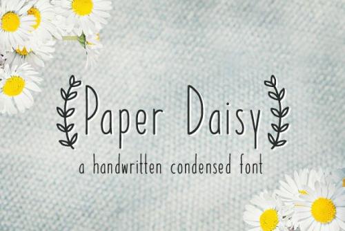 Paper Daisy Font 6