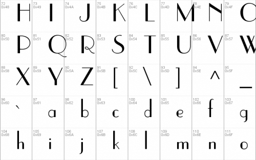 Parisian Std Font 1