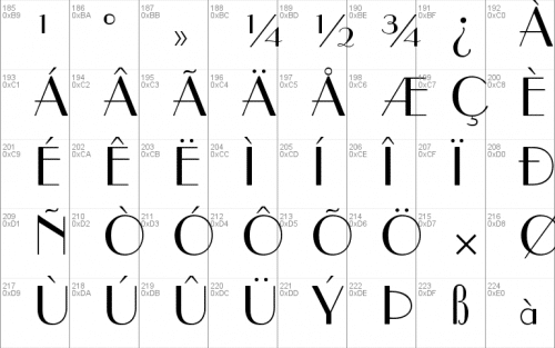 Parisian Std Font 3