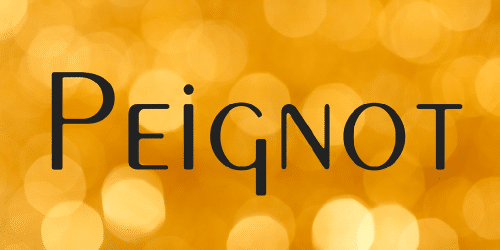 Peignot Font