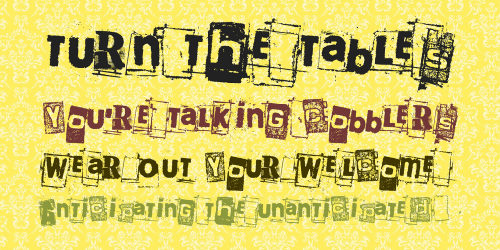 Persona Non Grata Font 2