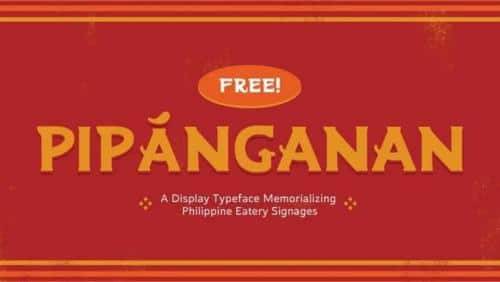 Pipánganan Display Font